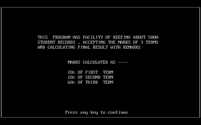 anual result